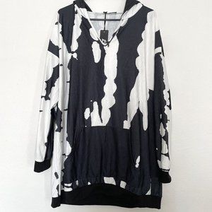 Inkblot Hooded Tunic